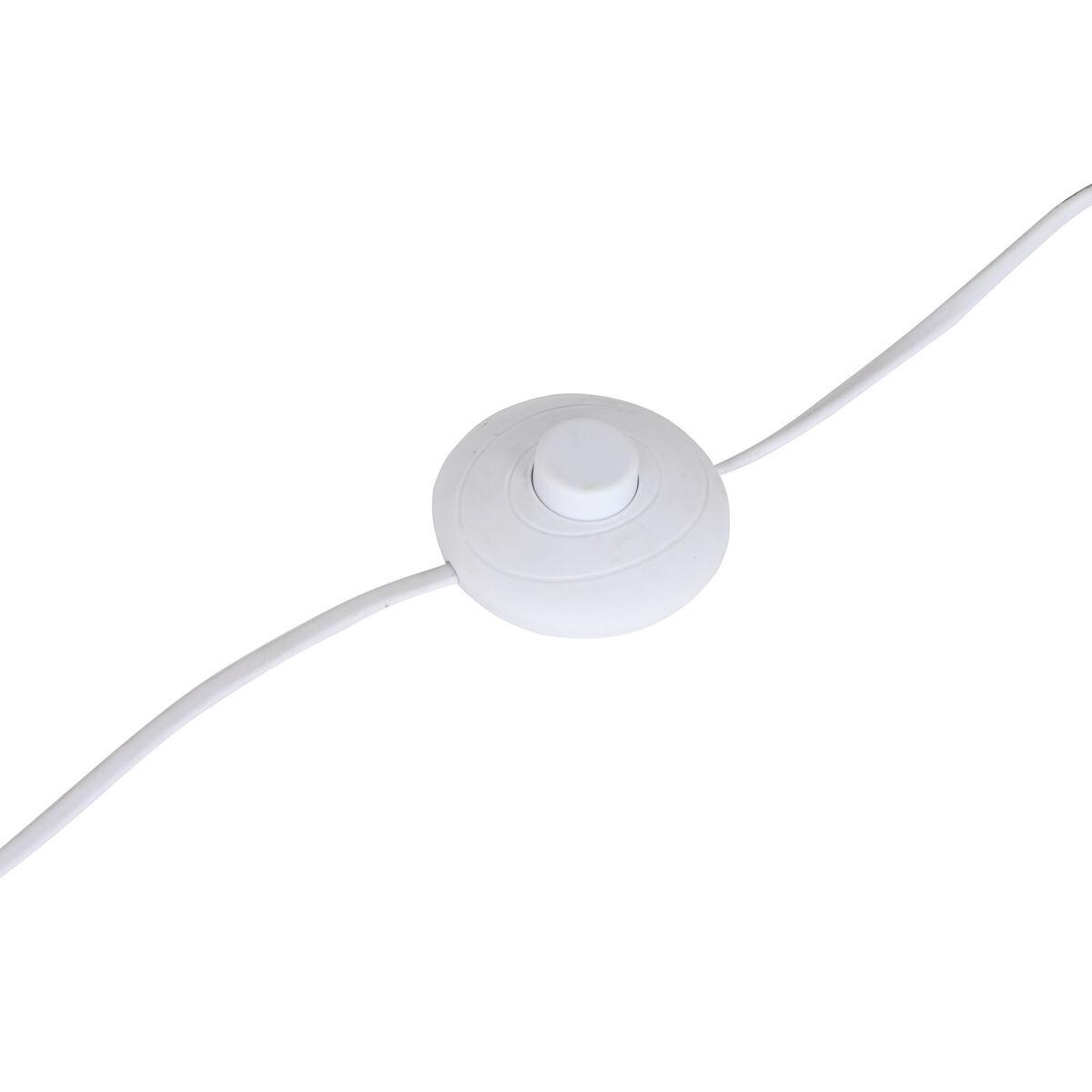 Lámpara de Pie Home ESPRIT Blanco Metal 50 W 220 V 30 x 30 x 150 cm