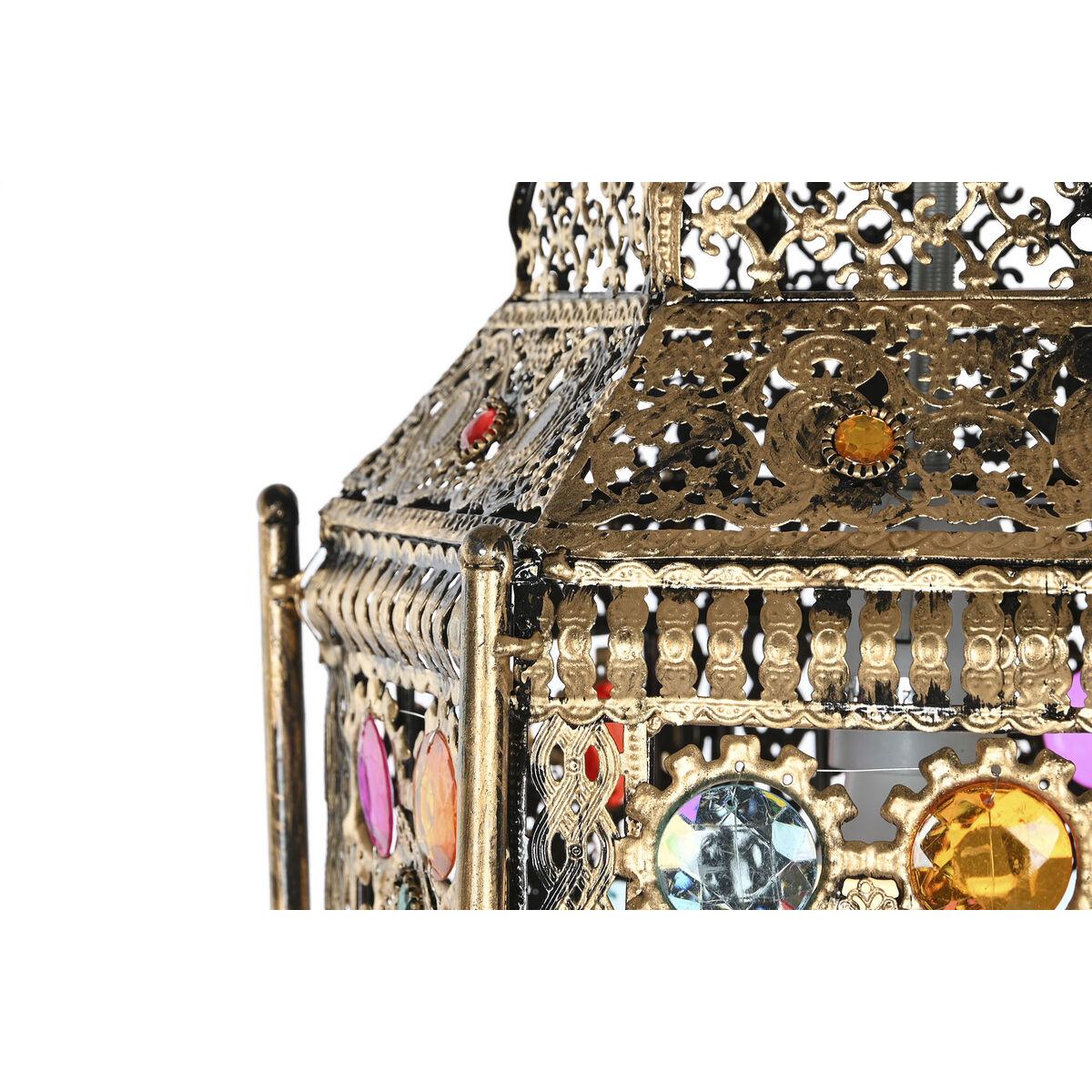 Lámpara de Techo Home ESPRIT Multicolor Dorado Metal 50 W 29 x 26 x 105 cm