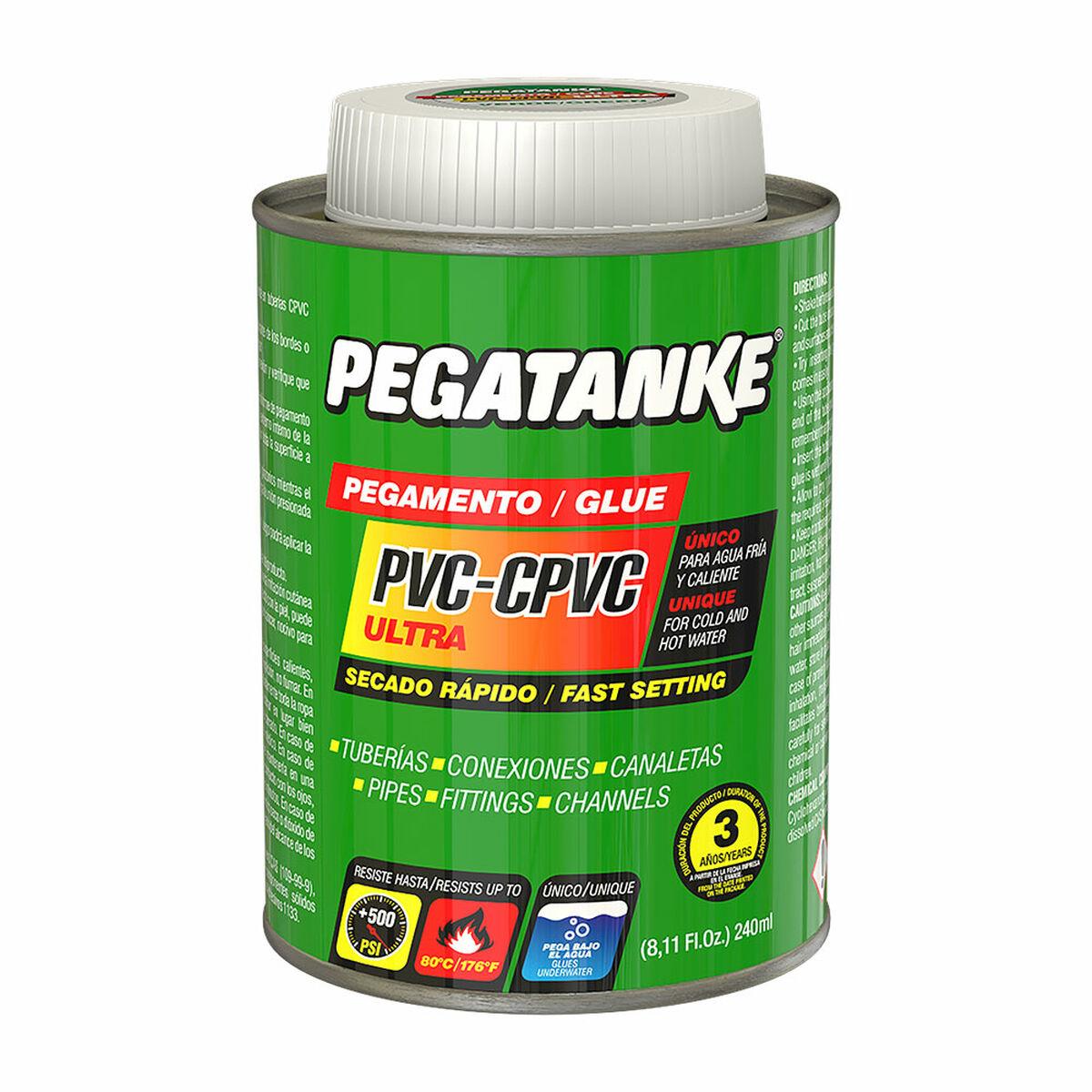 Pegamento PEGATANKE PVC-CPVC Ultra 240 ml
