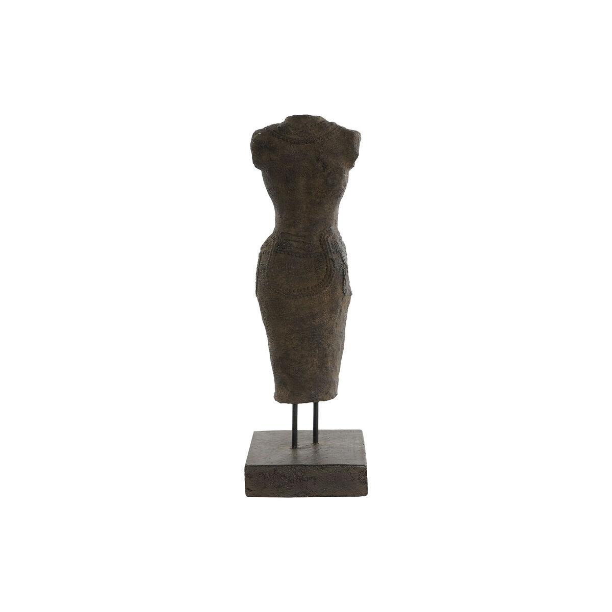 Figura Decorativa Home ESPRIT Gris oscuro 20 x 20 x 60 cm