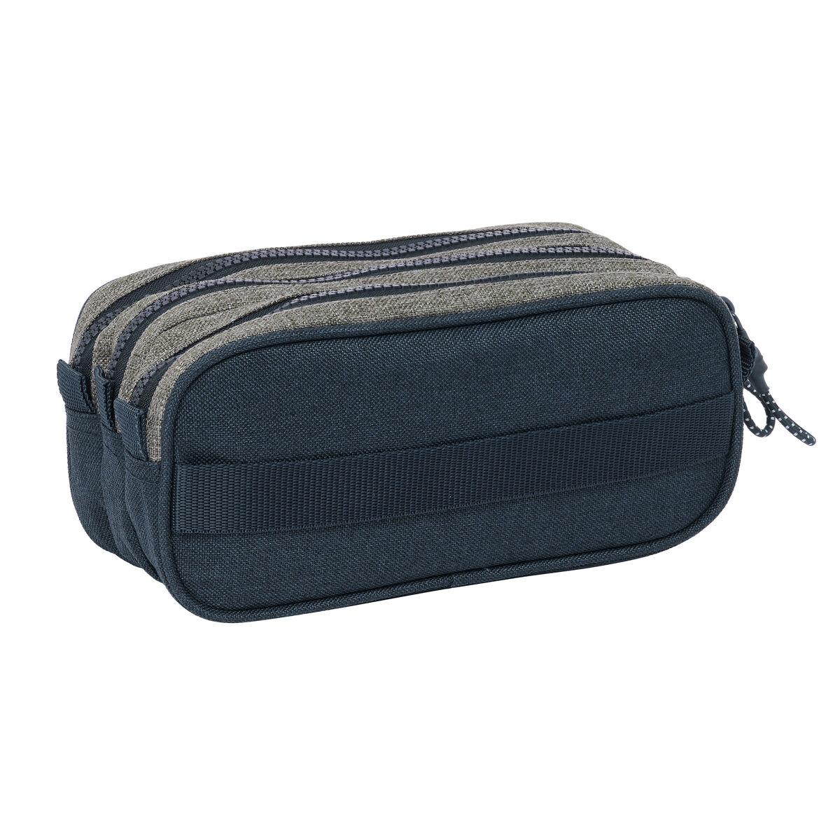 Portatodo Triple Kappa Dark Navy Azul Gris