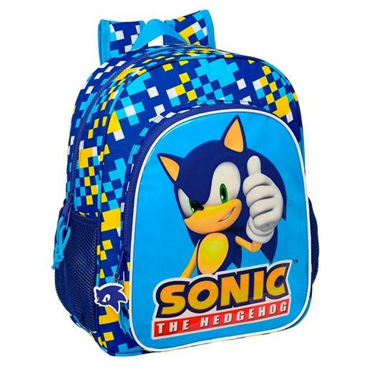 Mochila Escolar Sonic Speed 32 x 12 x 38 cm