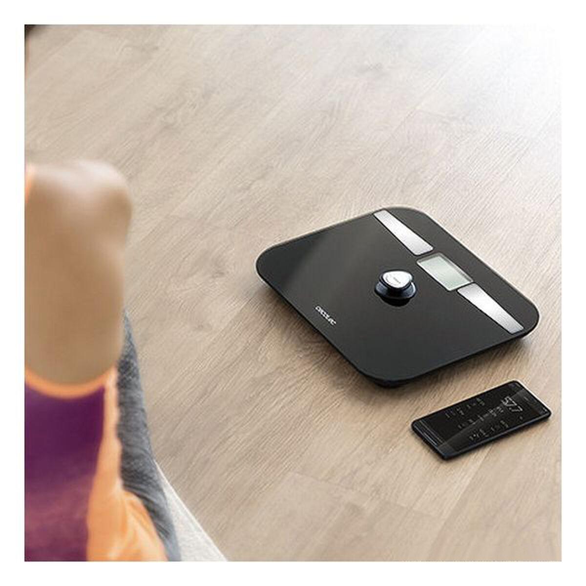 Báscula Digital de Baño Cecotec 	SURFACE PRECISION 10200 SMART HEALTHY LCD Bluetooth 180 kg Negro Cristal Templado 180 kg