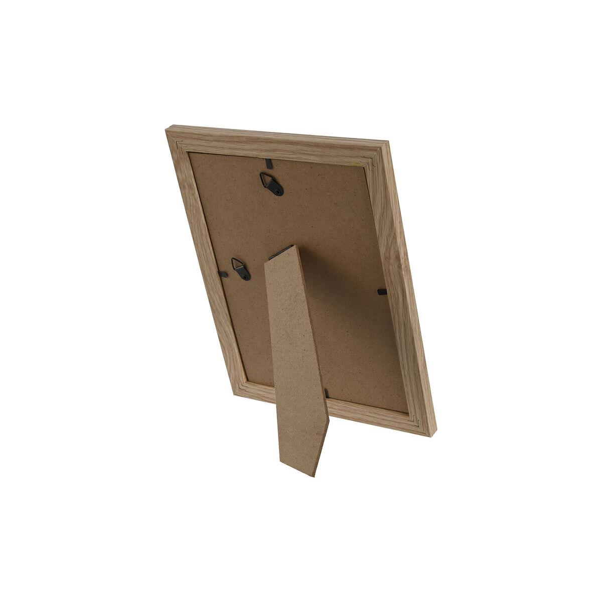 Marco de Fotos Home ESPRIT Natural Madera MDF Escandinavo 18,3 x 1,2 x 23,3 cm