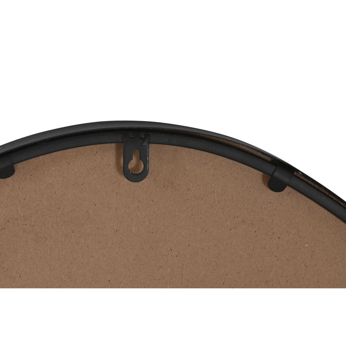 Espejo de pared Home ESPRIT Negro Metal Espejo Moderno 60 x 2,5 x 78 cm