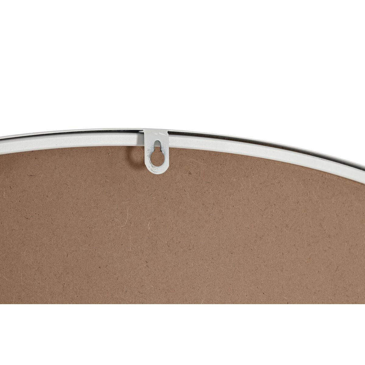 Espejo de pared Home ESPRIT Blanco Metal Espejo Moderno 120 x 2 x 120 cm