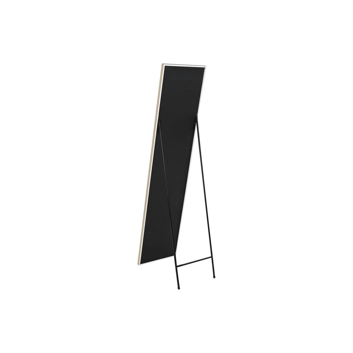 Espejo Vestidor Home ESPRIT Blanco Marrón Beige Gris 35,5 x 40 x 155 cm (4 Unidades)