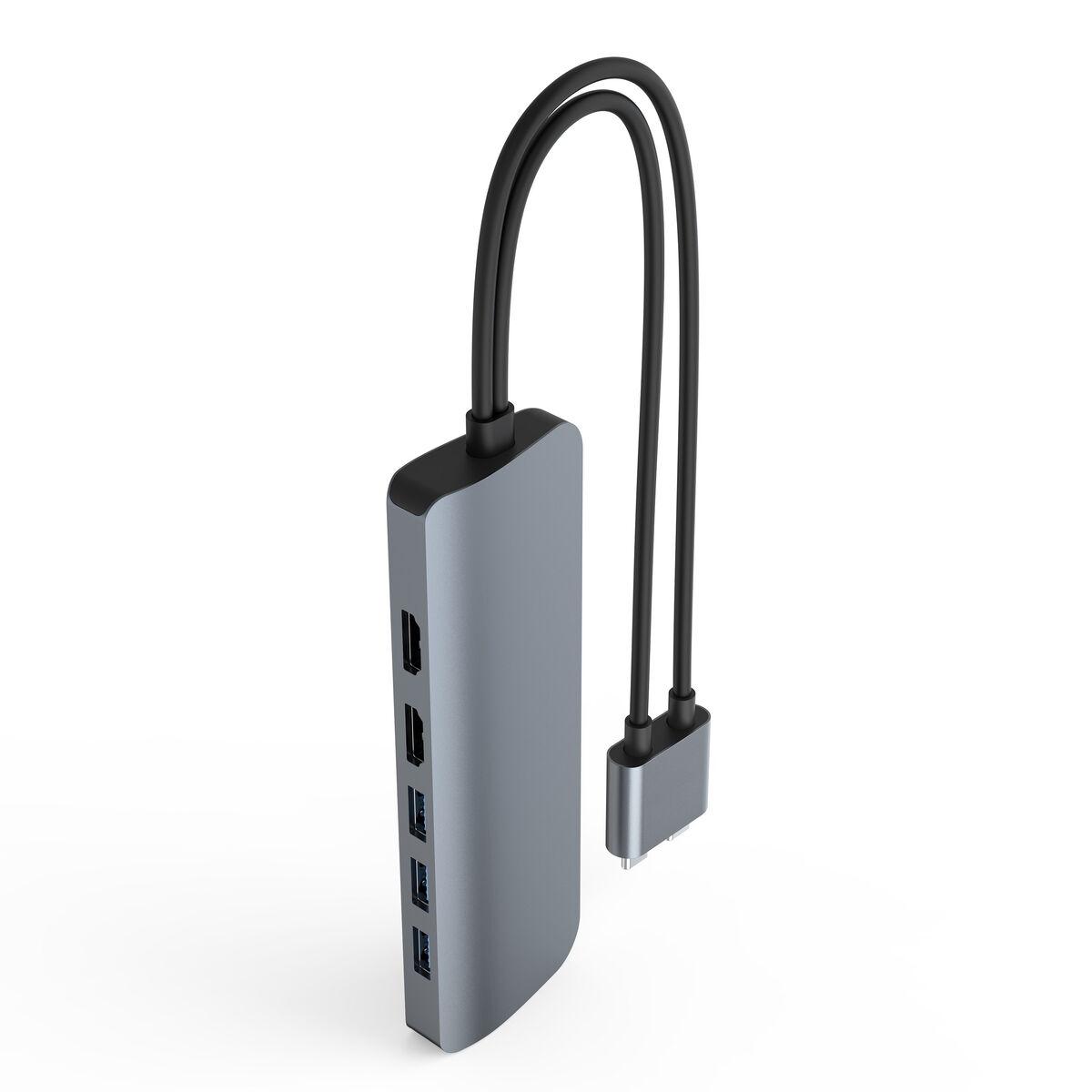 Hub USB Targus HD392-GRAY Gris