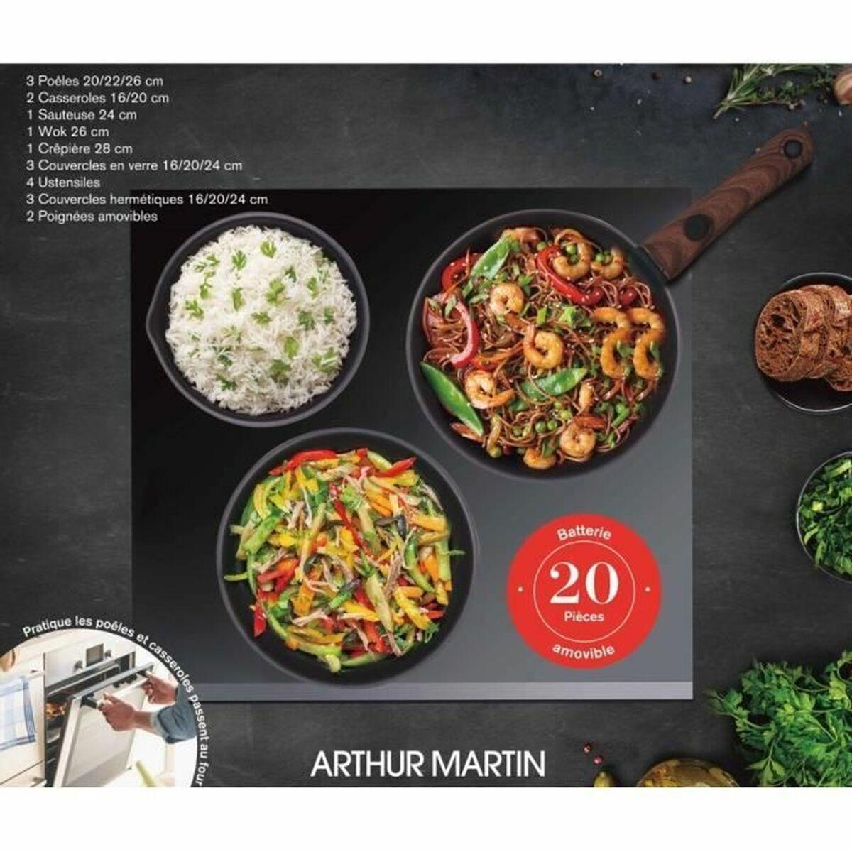 Batería de Cocina Arthur Martin 20 Piezas