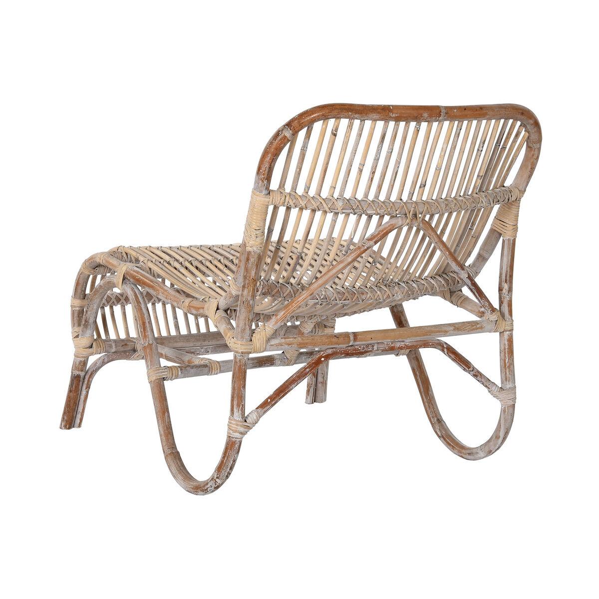 Tumbona Home ESPRIT Natural Decapé 66 x 145 x 77 cm