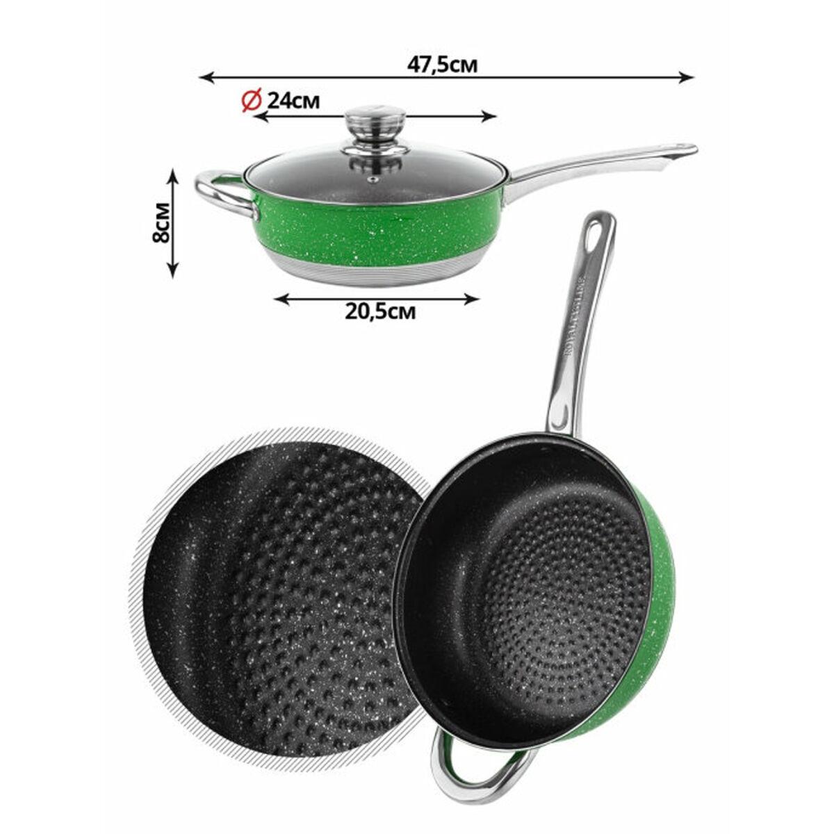 Olla de Cocción Lenta Royalty Line 1232 12 Piezas 3 Piezas Verde