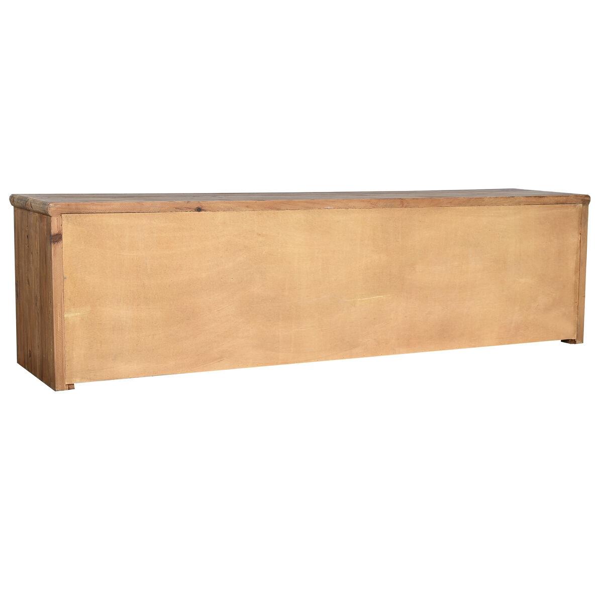 Mueble de TV Home ESPRIT Marrón Pino Madera Reciclada 200 x 45 x 55 cm