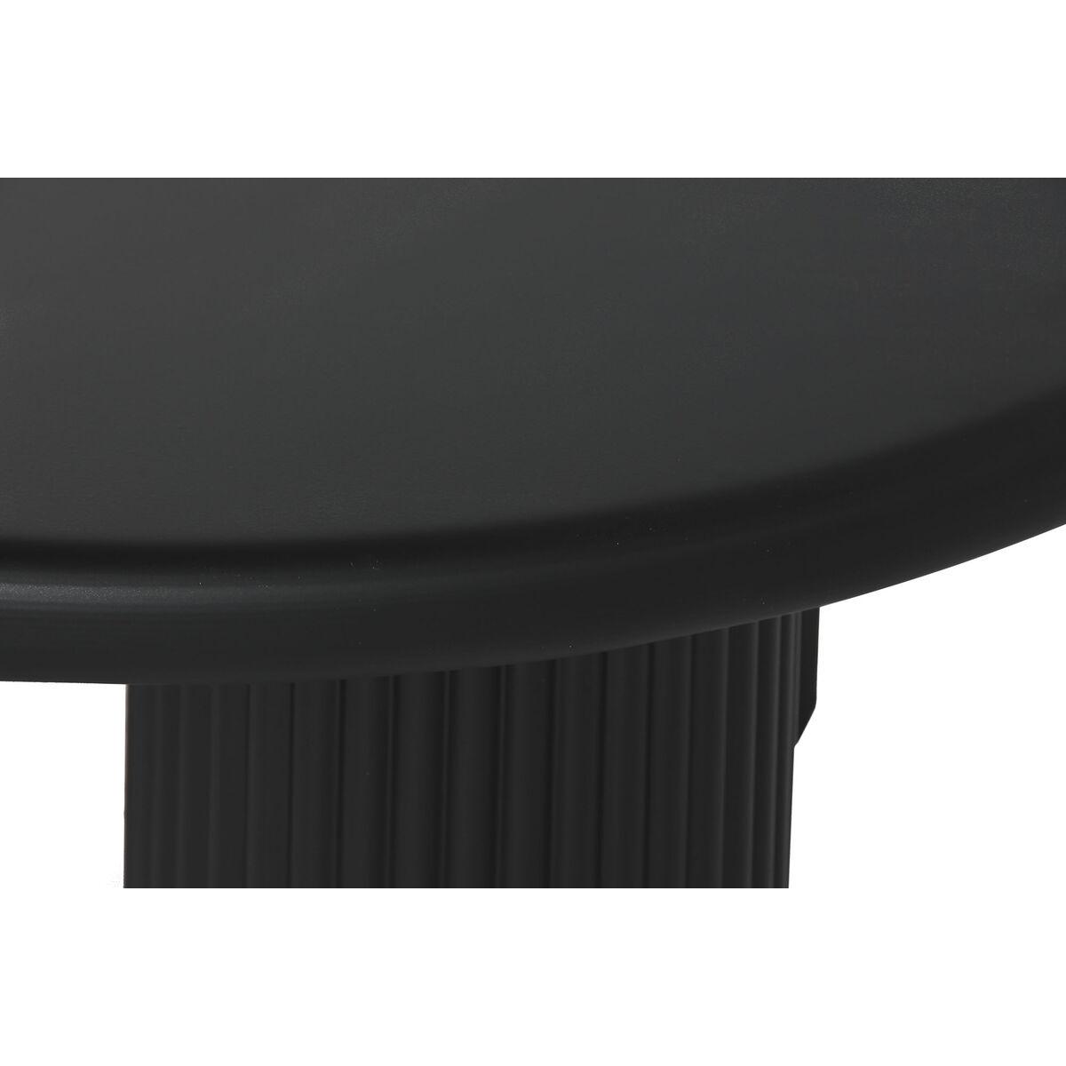 Mesa auxiliar Home ESPRIT Negro Metal 75 x 75 x 40 cm