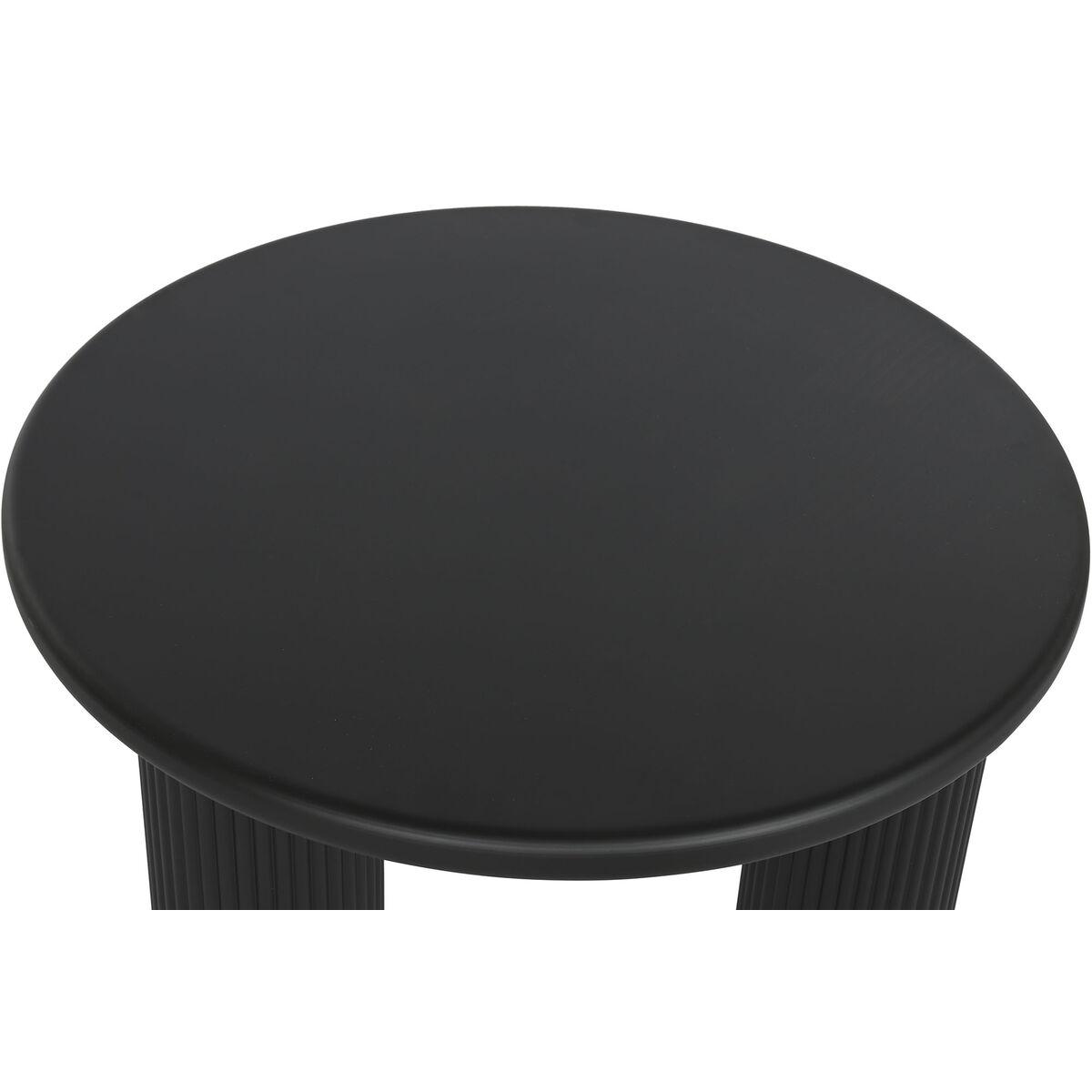 Mesa auxiliar Home ESPRIT Negro Metal 75 x 75 x 40 cm