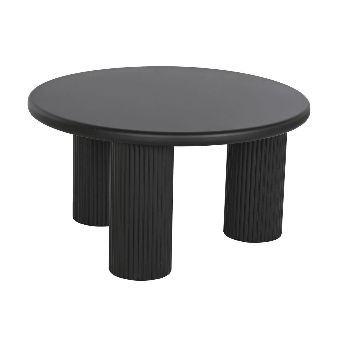 Mesa auxiliar Home ESPRIT Negro Metal 75 x 75 x 40 cm