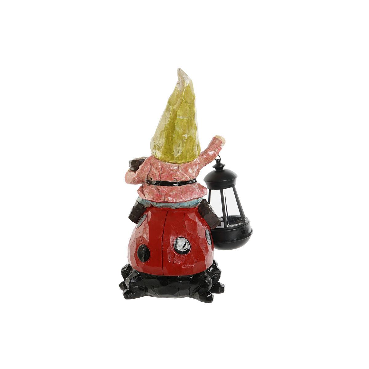 Gnomos de jardín Home ESPRIT Rojo Verde Multicolor 20 x 17,8 x 32 cm (2 Unidades)