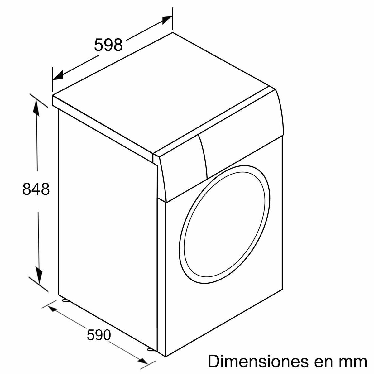 Lavadora Balay 3TS395BD 60 cm 1400 rpm 9 kg
