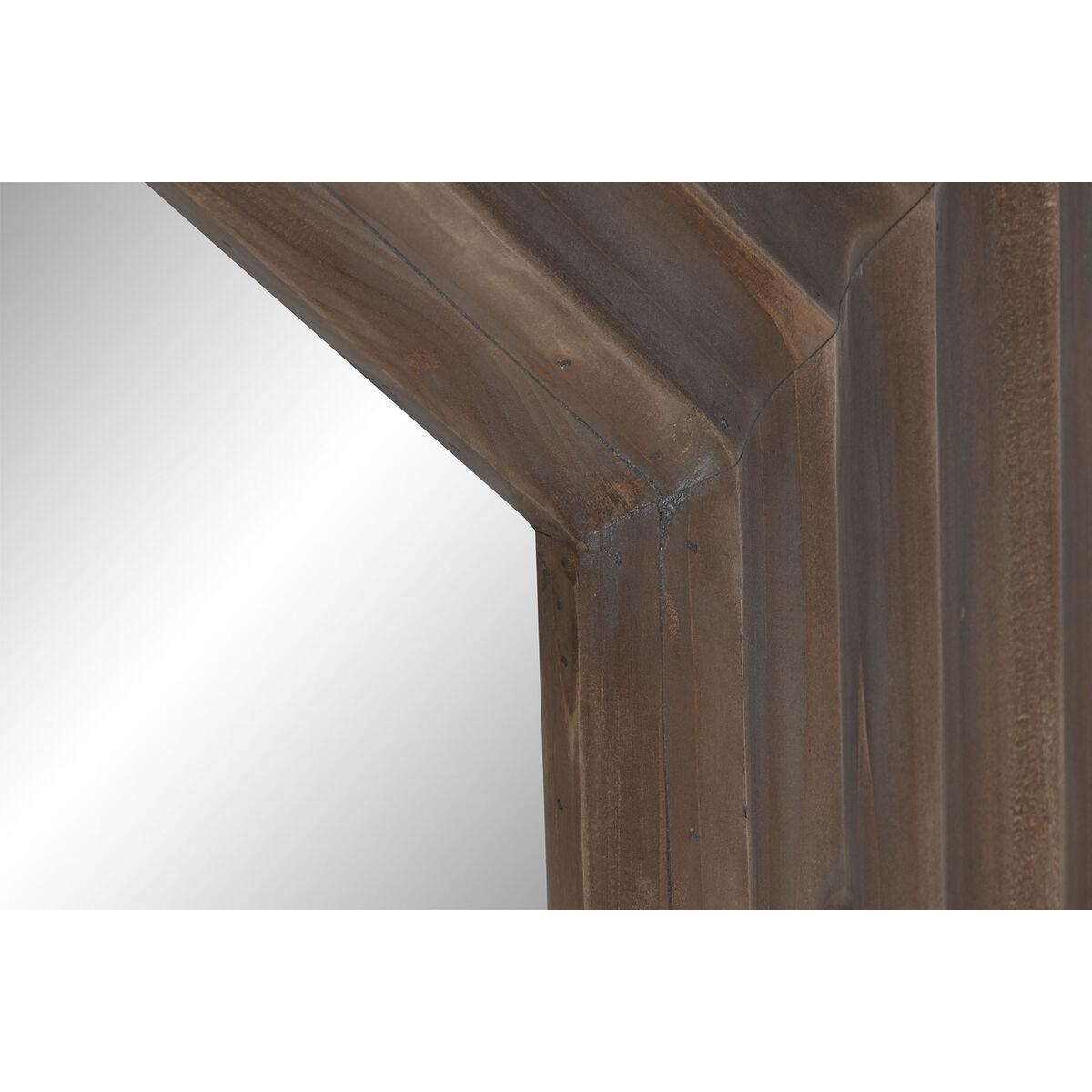 Espejo de pared Home ESPRIT Marrón Natural Moderno 119 x 9 x 119 cm