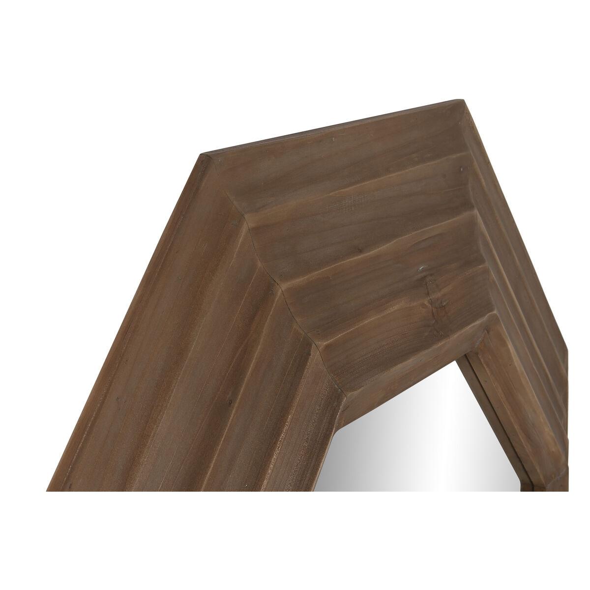 Espejo de pared Home ESPRIT Marrón Natural Moderno 119 x 9 x 119 cm
