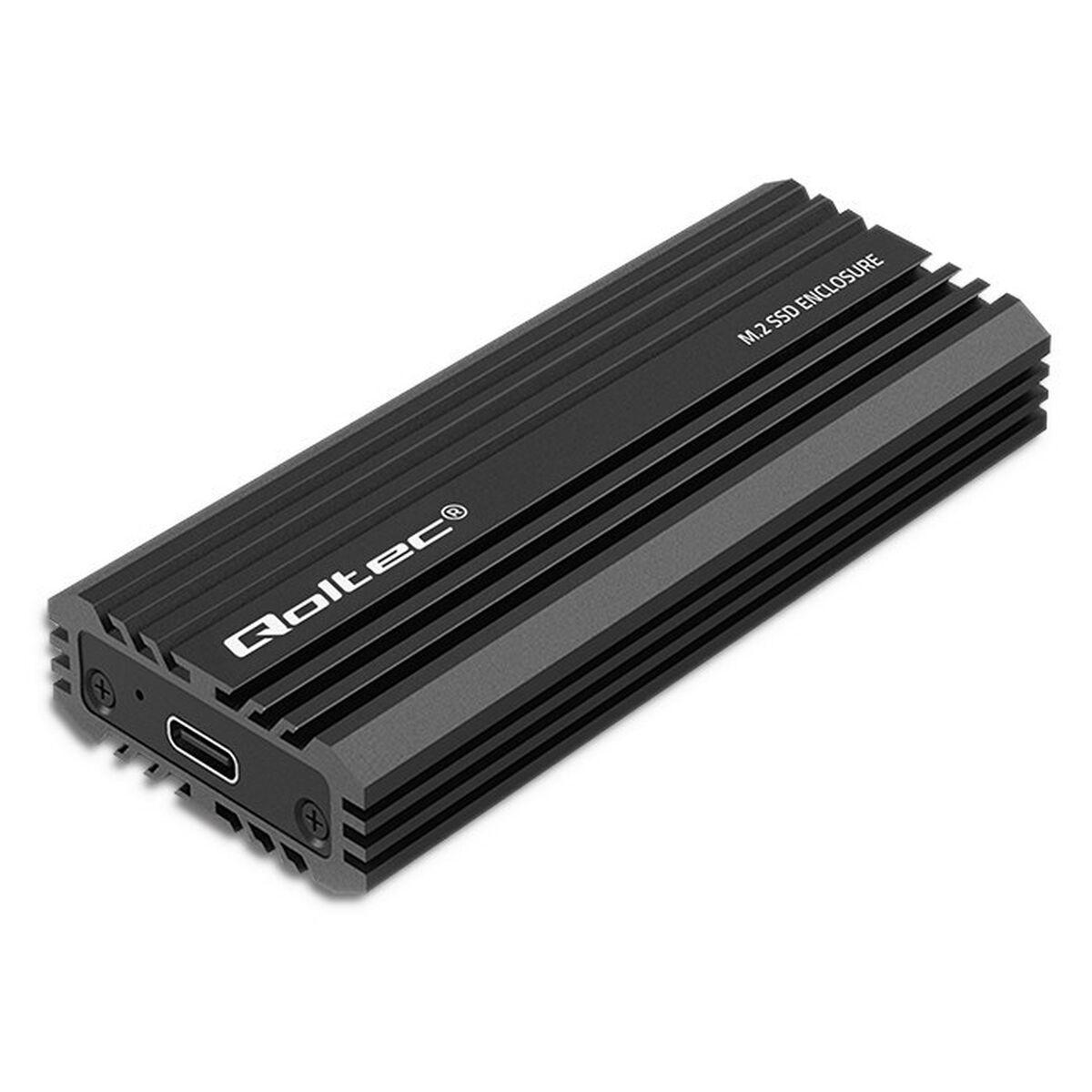 Funda Disco Duro Qoltec 52270 Negro
