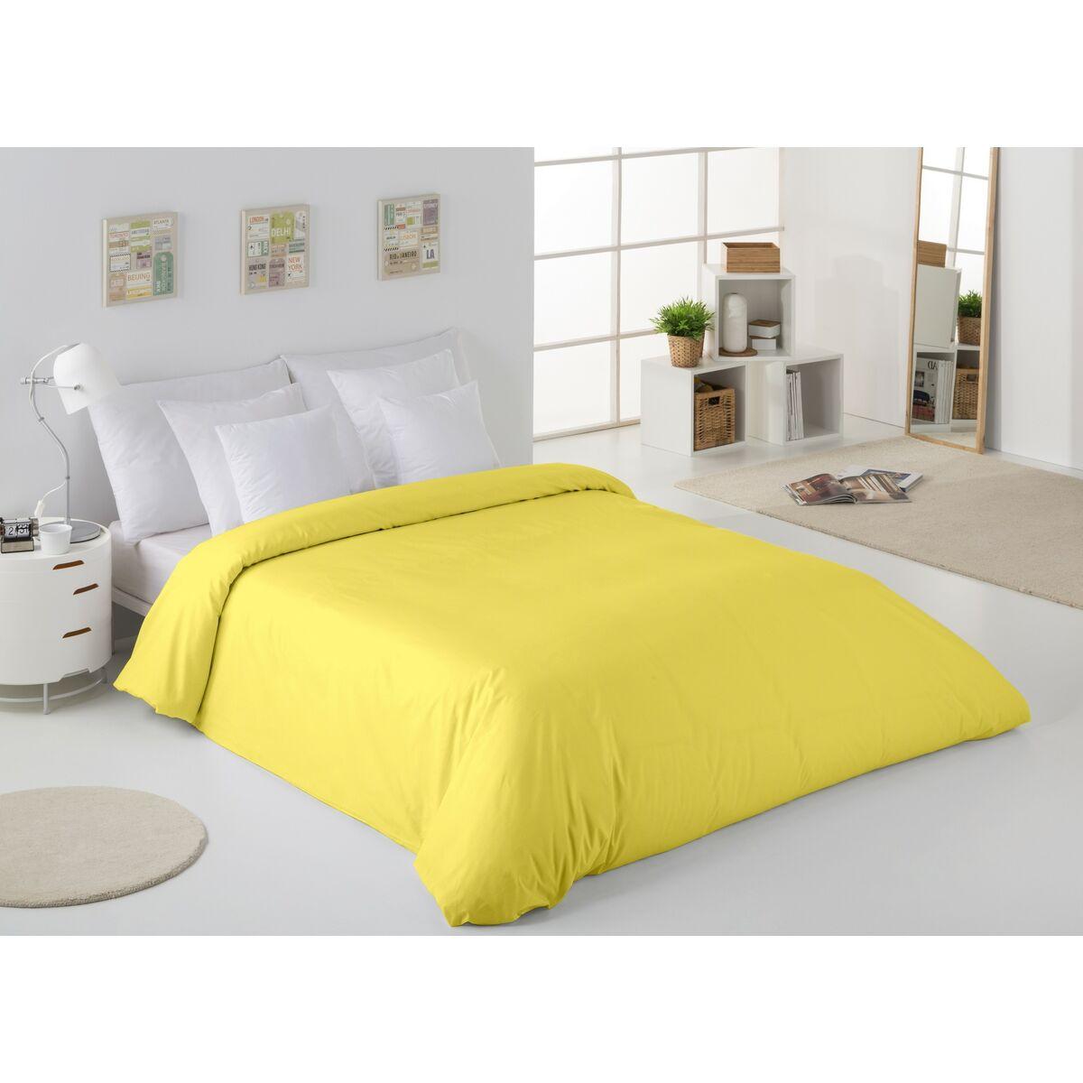 Funda Nórdica Alexandra House Living Amarillo 260 x 240 cm
