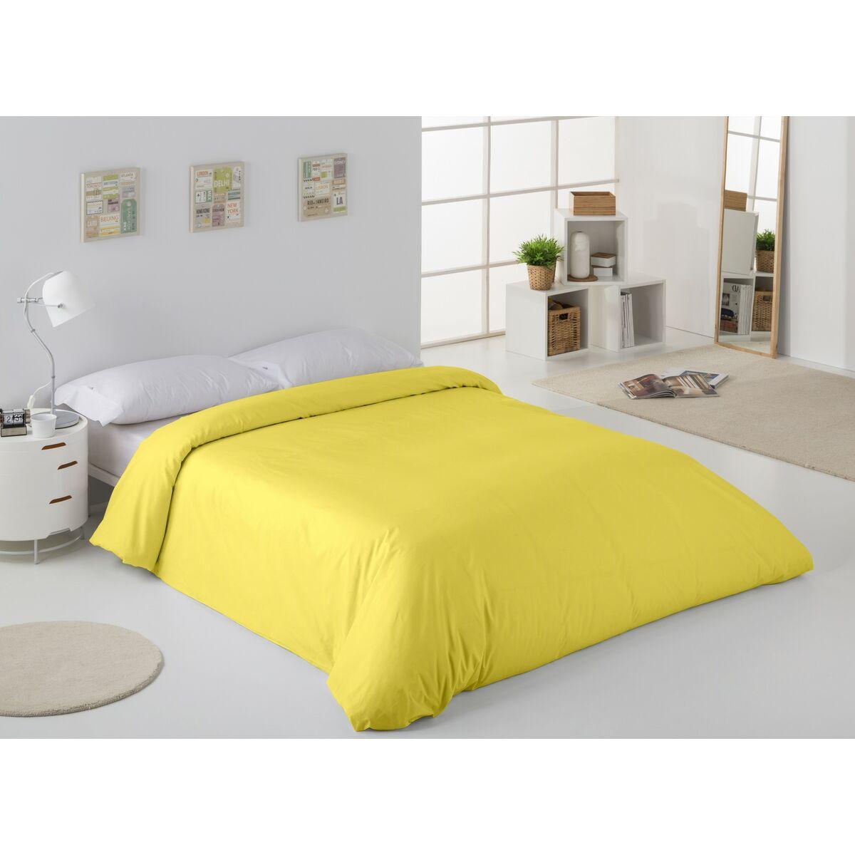Funda Nórdica Alexandra House Living Amarillo 260 x 240 cm