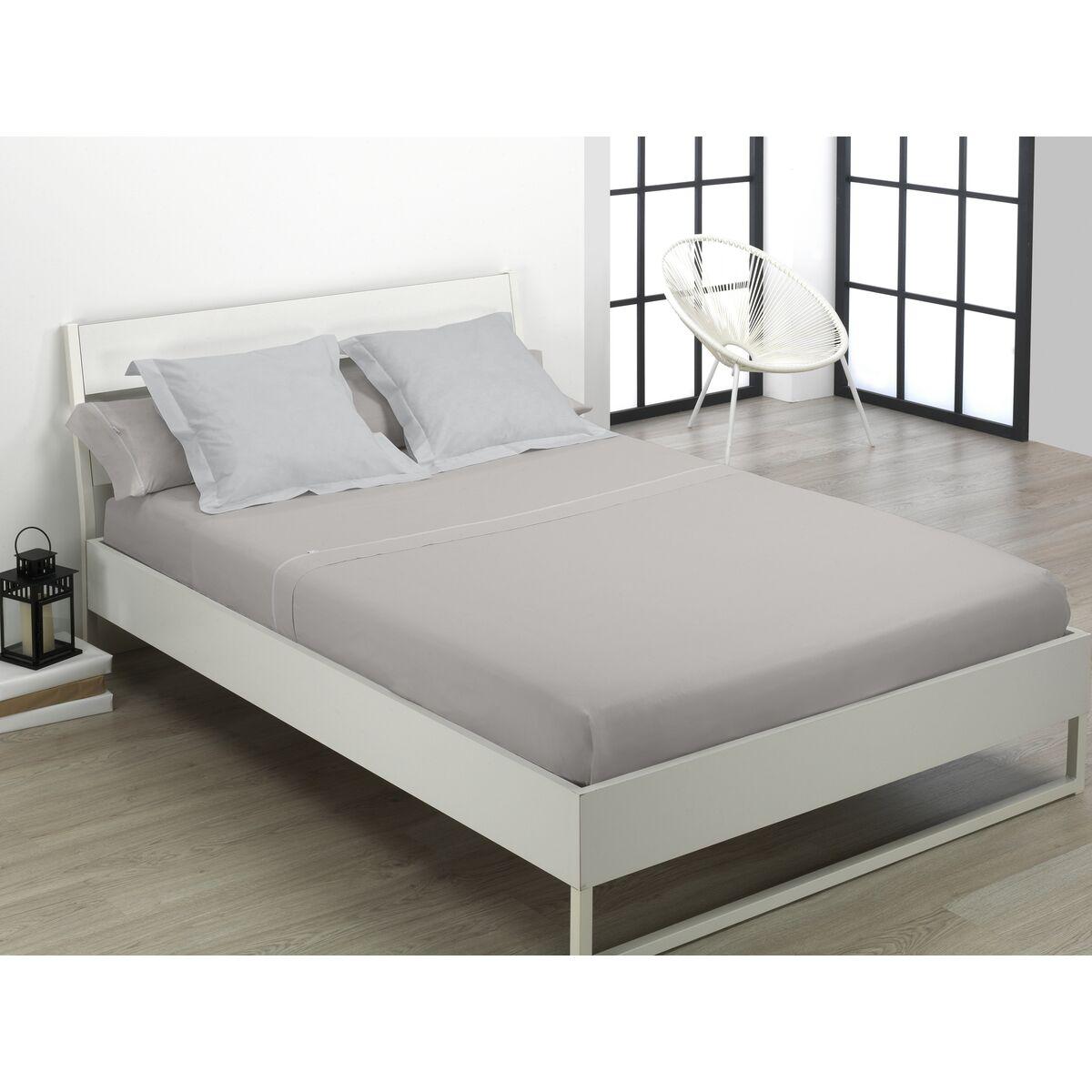 Juego de Sábanas Alexandra House Living Gris oscuro Cama de 135/140 3 Piezas