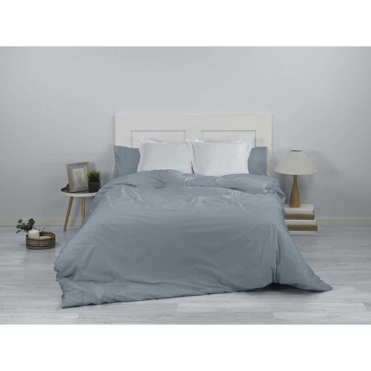 Funda Nórdica Alexandra House Living Acero Gris Acero 240 x 220 cm