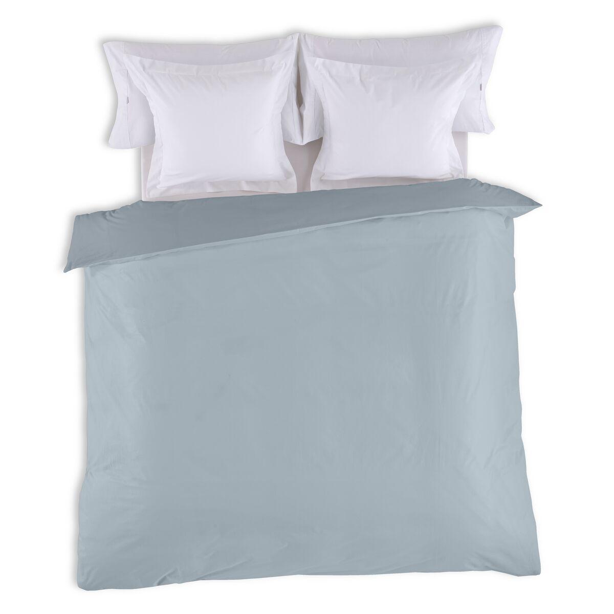 Funda Nórdica Alexandra House Living Gris 220 x 220 cm Reversible Bicolor