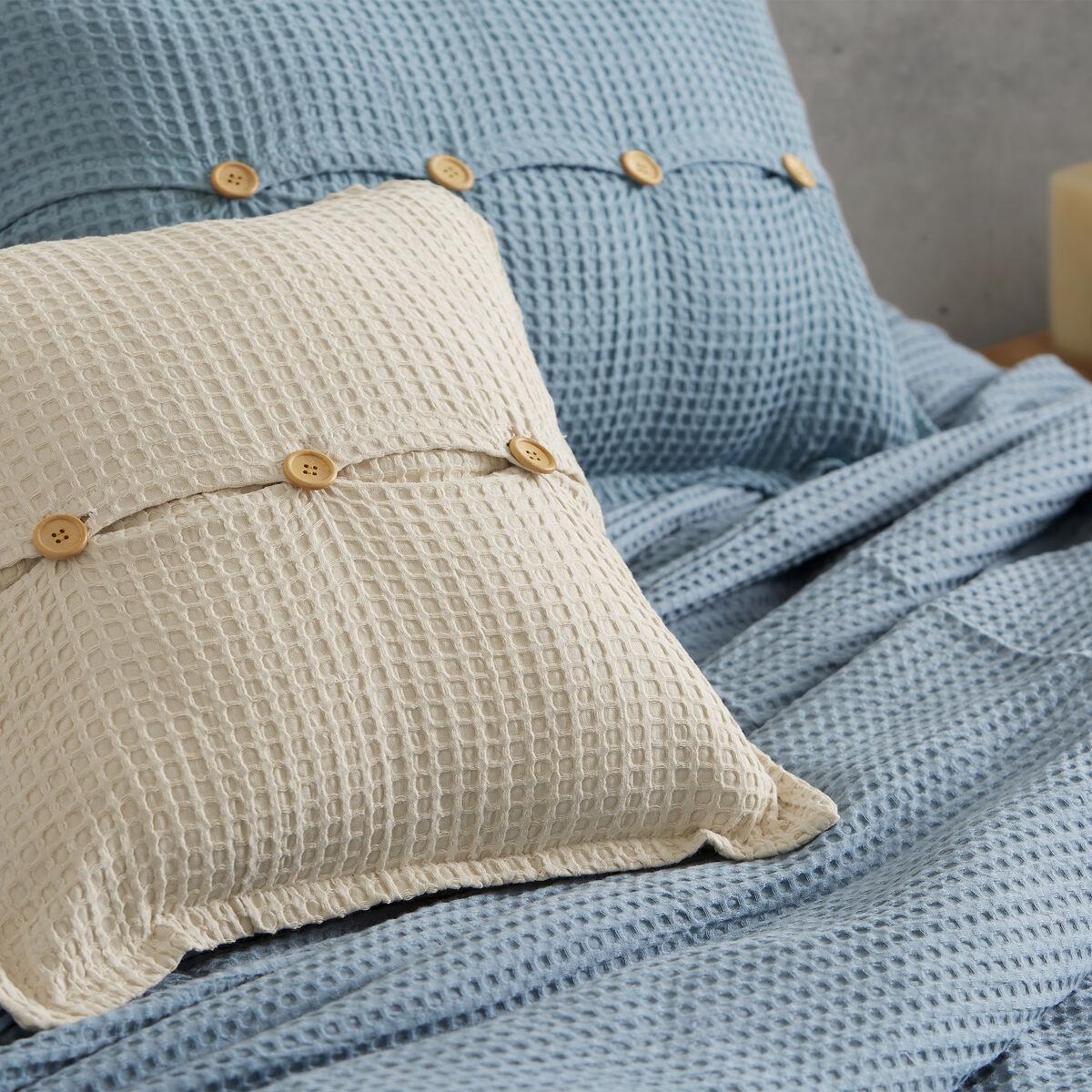 Funda de cojín Alexandra House Living Crema 50 x 75 cm