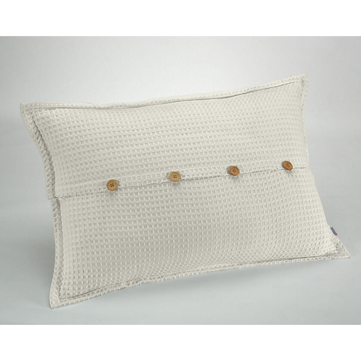 Funda de cojín Alexandra House Living Crema 50 x 75 cm