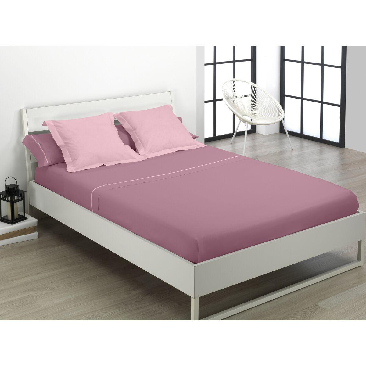 Juego de Sábanas Alexandra House Living Magenta Cama de 90