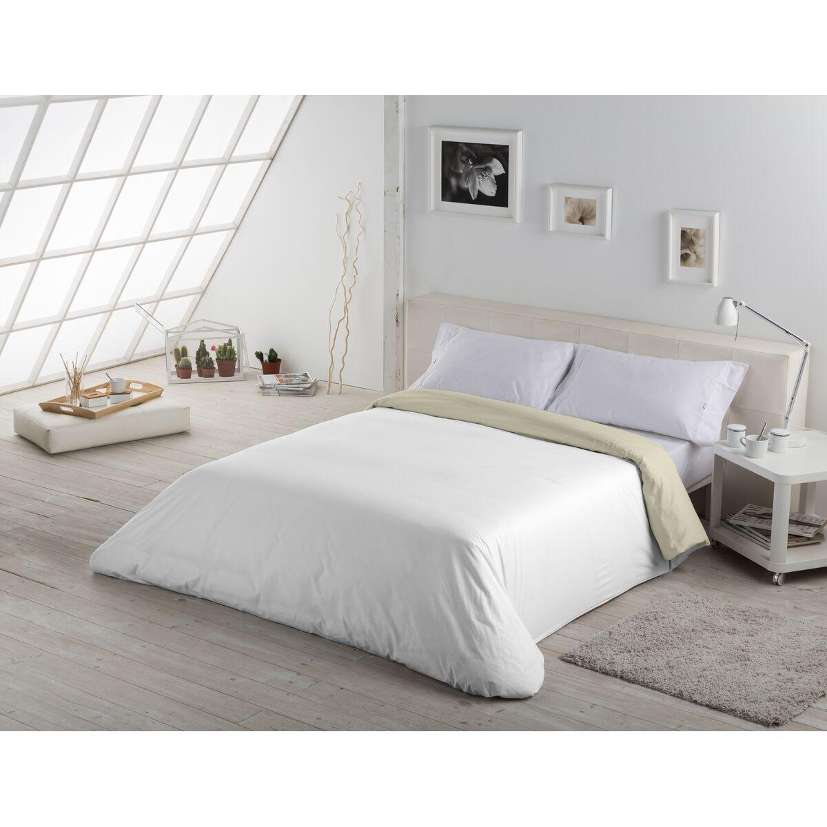 Funda Nórdica Alexandra House Living Blanco 240 x 220 cm Reversible Bicolor