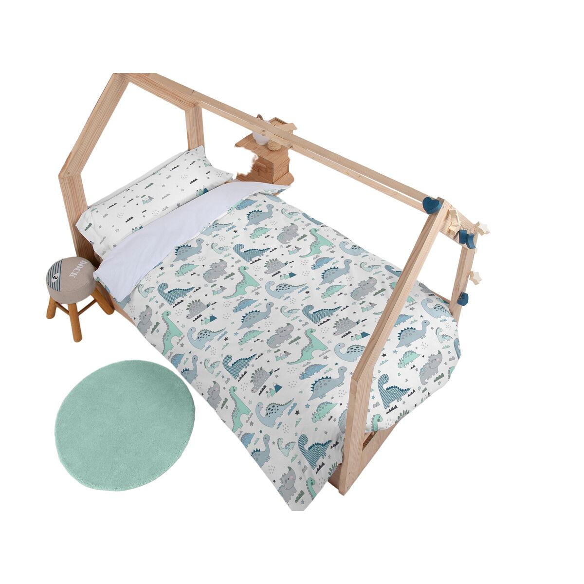 Funda Nórdica Alexandra House Living Estelia Multicolor Cama de 105 180 x 1 x 220 cm 180 x 220 cm Dinosaurio