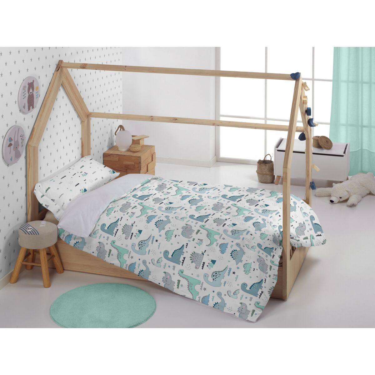 Funda Nórdica Alexandra House Living Estelia Multicolor Cama de 105 180 x 1 x 220 cm 180 x 220 cm Dinosaurio
