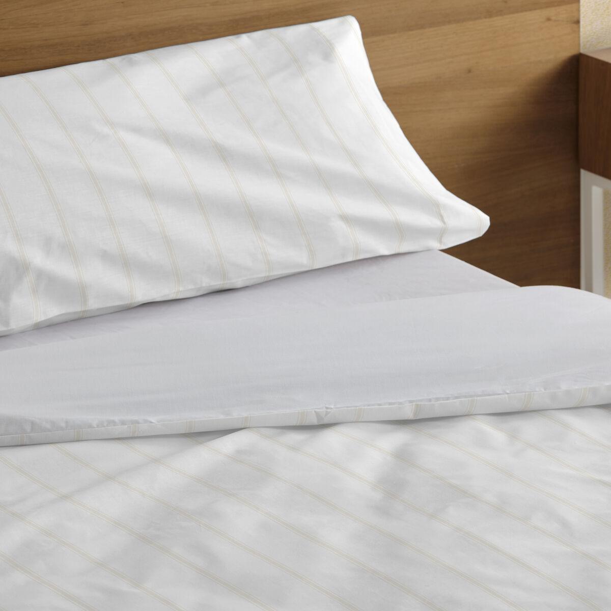 Funda Nórdica Alexandra House Living Rita Beige Cama de 105 180 x 220 cm 2 Piezas