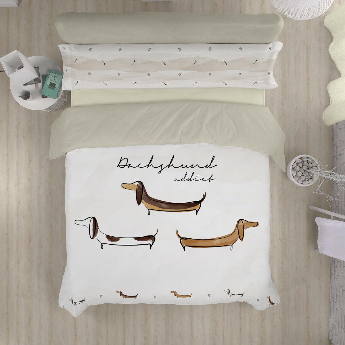 Funda Nórdica Alexandra House Living Teckel Multicolor Cama de 150 240 x 220 cm 3 Piezas