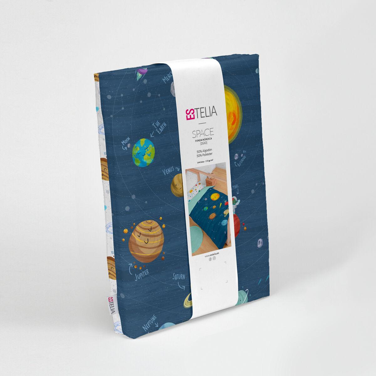 Juego de funda nórdica Alexandra House Living Space Multicolor Cama de 90 2 Piezas