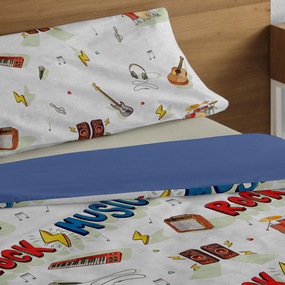Juego de funda nórdica Alexandra House Living Rock Multicolor Cama de 90 2 Piezas