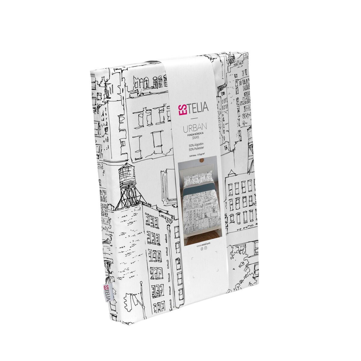 Funda Nórdica Alexandra House Living Urban Multicolor Cama de 90 150 x 220 cm 2 Piezas