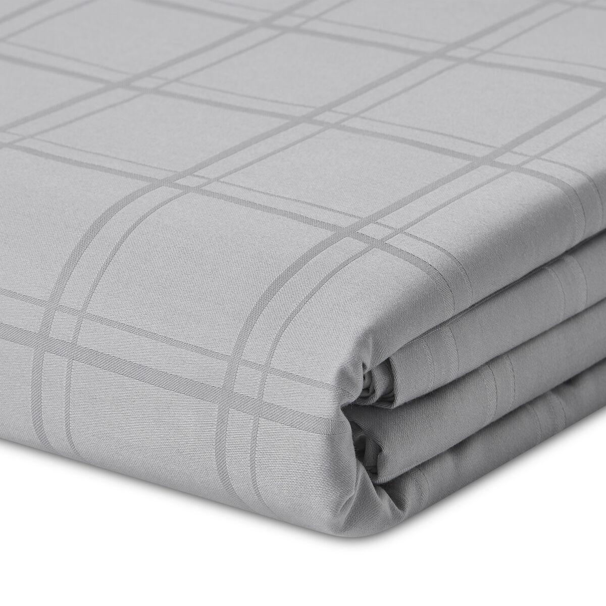 Juego de funda nórdica Alexandra House Living Sophia Gris Acero Cama de 150 2 Piezas