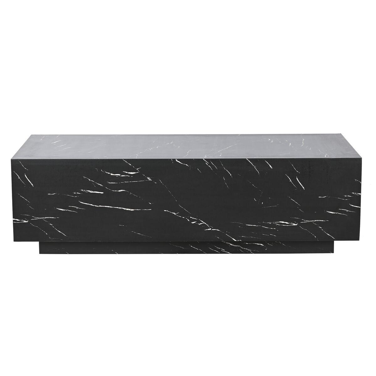 Mesa de Centro Home ESPRIT Negro Madera MDF 120 x 60 x 35 cm