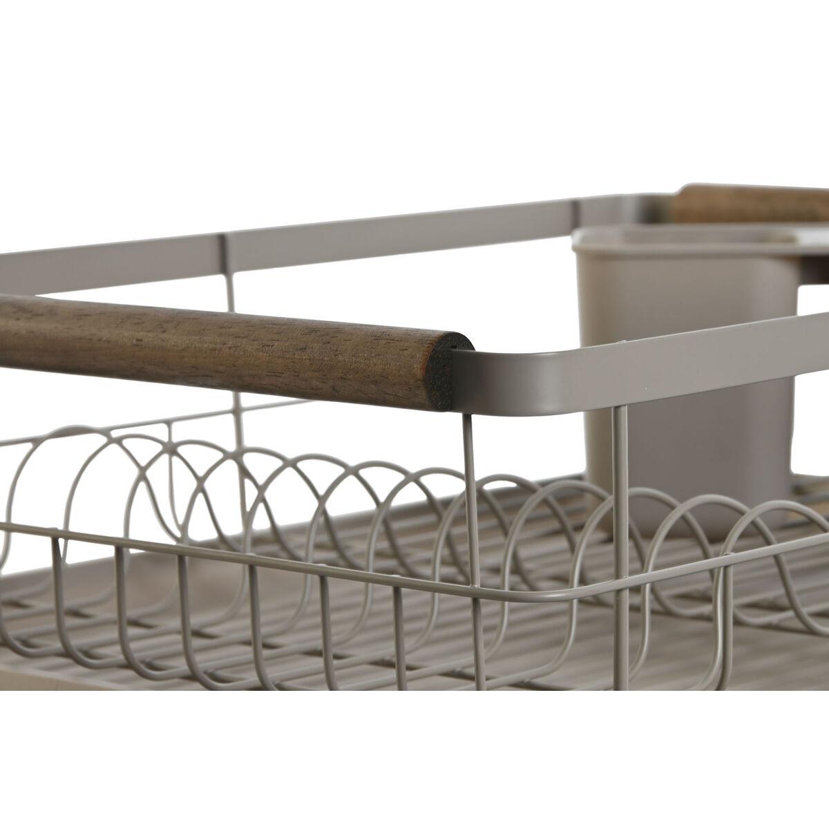 Escurridor para Fregadero Home ESPRIT Gris 44 x 32 x 13 cm
