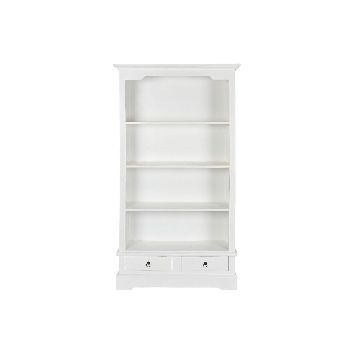 Estantería Home ESPRIT Blanco Madera 97 x 34 x 180 cm