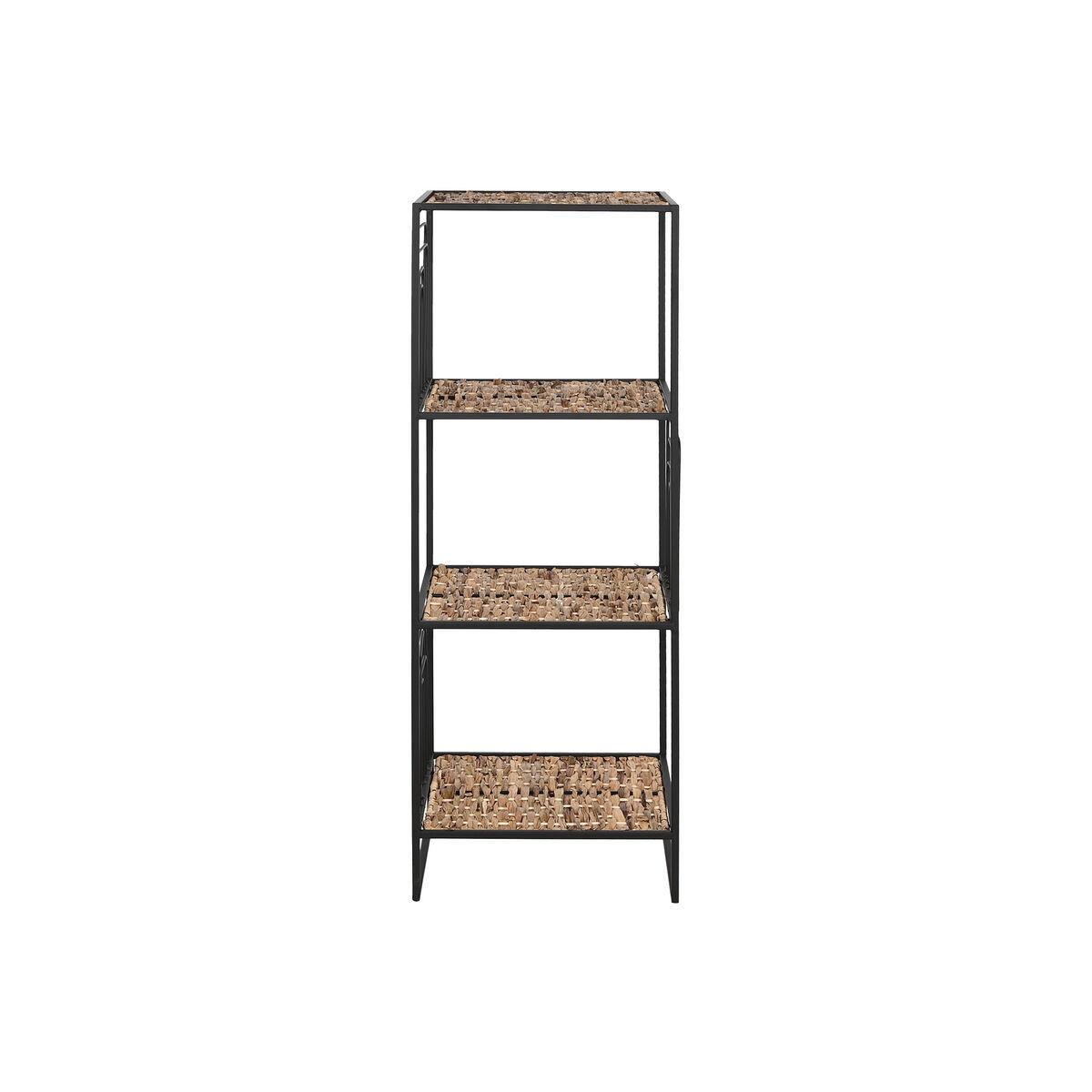 Estantería Home ESPRIT Negro Metal Fibra 35 x 35 x 98 cm