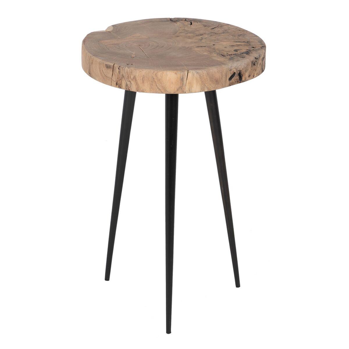 Juego de 3 mesas Natural Hierro 40 x 38 x 62,3 cm (3 Unidades)