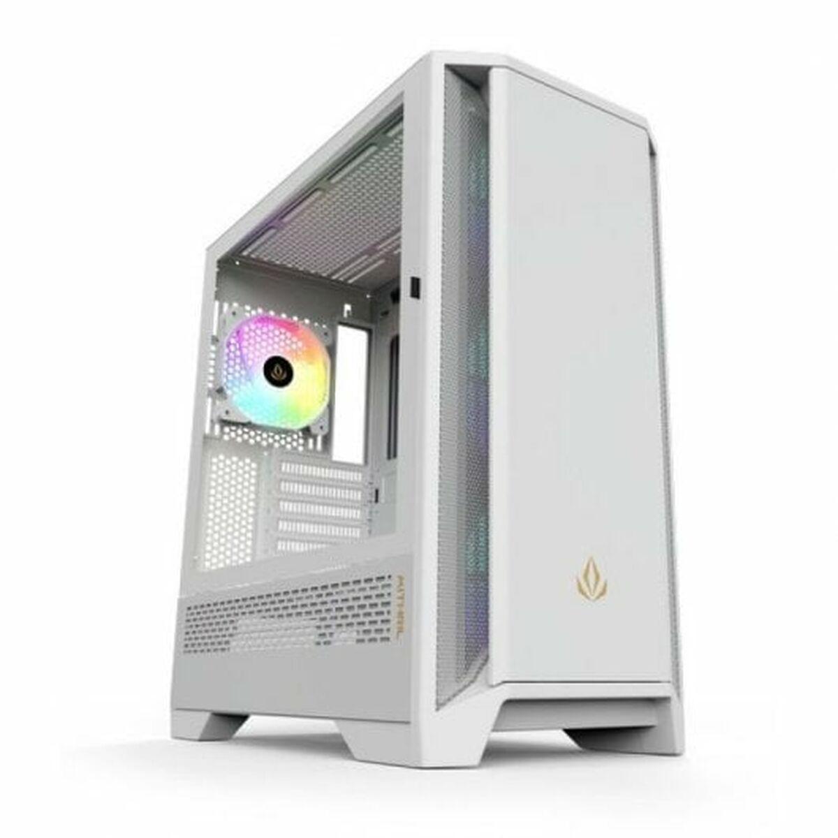 Caja Semitorre ATX Forgeon Mithril Blanco