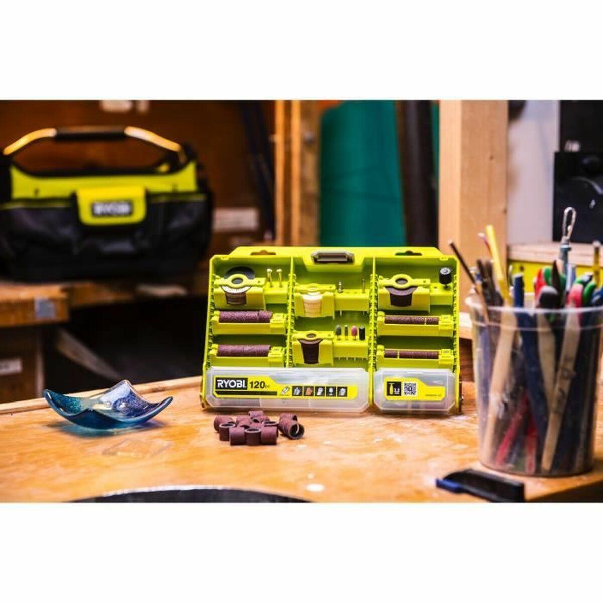 Juego de pulido para bricolaje Ryobi RAR800K 120 Piezas
