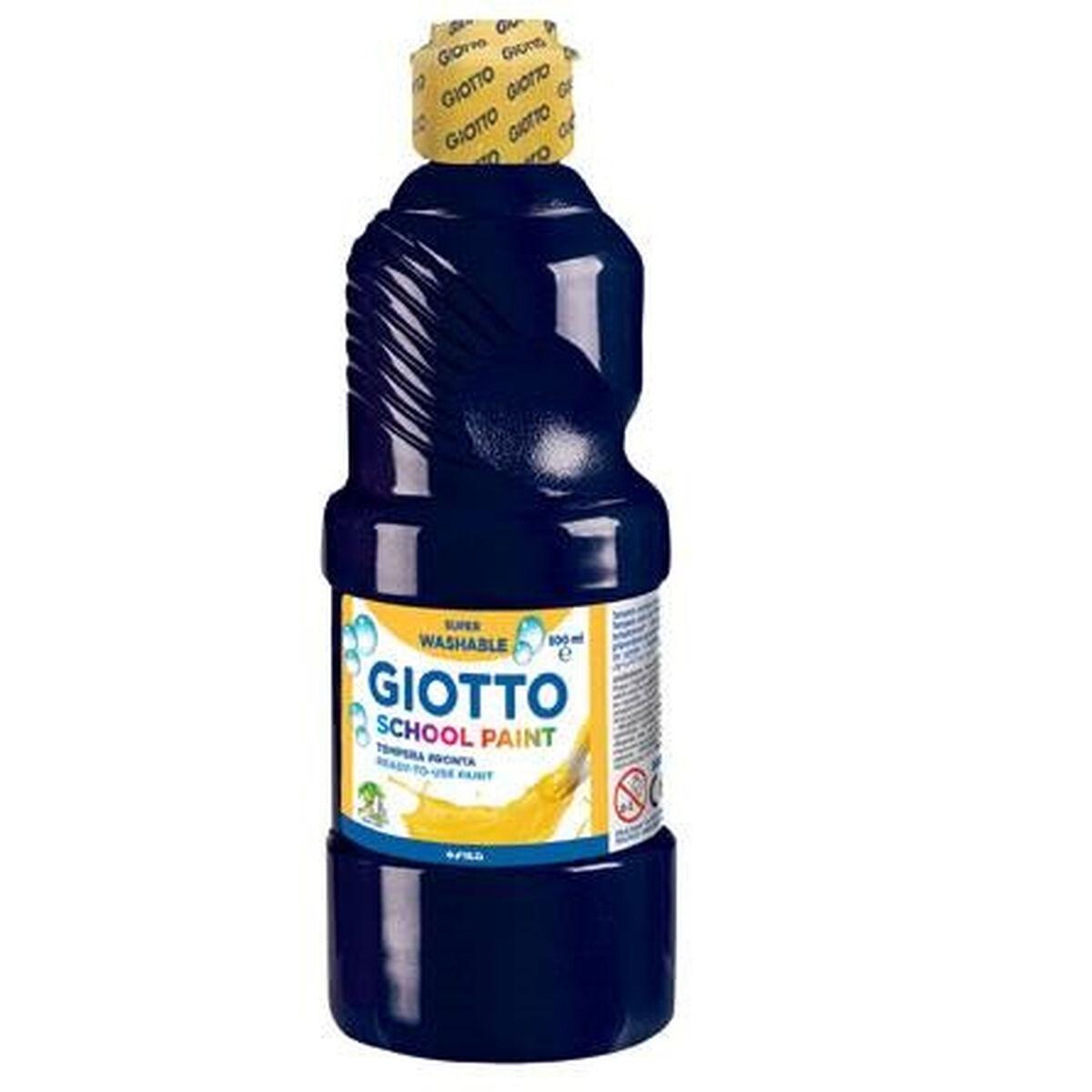 Témpera Giotto   Negro 500 ml (6 Unidades)