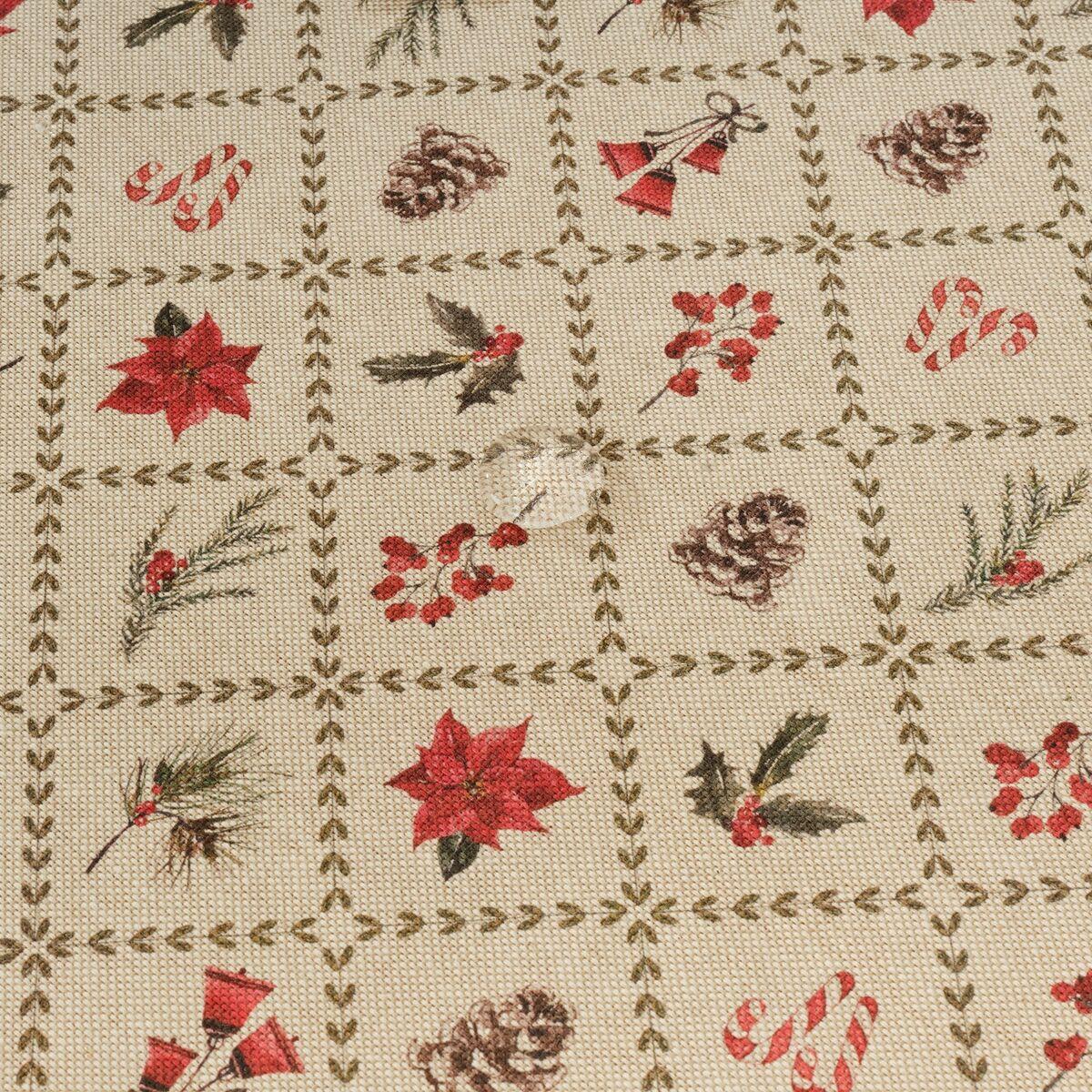 Mantel antimanchas Mauré Christmas Flowers 100 x 155 cm